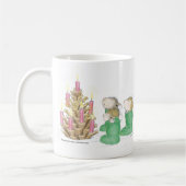 家マウスのDesigns®のマグ コーヒーマグカップ (左)