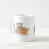 家マウスのDesigns®のマグ コーヒーマグカップ (正面左)