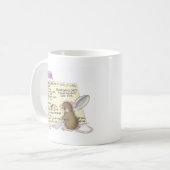 家マウスのDesigns®のマグ コーヒーマグカップ (正面左)
