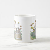 家マウスのDesigns®のマグ コーヒーマグカップ (中央)