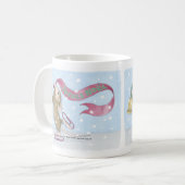 家マウスのDesigns®のマグ コーヒーマグカップ (正面左)