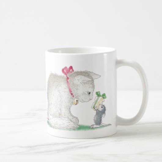 家マウスのDesigns®のマグ コーヒーマグカップ (右)