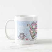 家マウスのDesigns®のマグ コーヒーマグカップ (左)