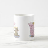 家マウスのDesigns®のマグ コーヒーマグカップ (中央)