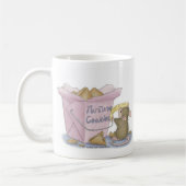 家マウスのDesigns®のマグ コーヒーマグカップ (左)