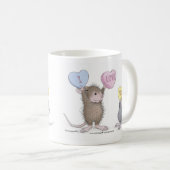 家マウスのDesigns®のマグ コーヒーマグカップ (正面右)