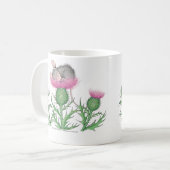 家マウスのDesigns®のマグ コーヒーマグカップ (正面左)