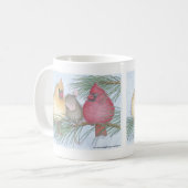 家マウスのDesigns®のマグ コーヒーマグカップ (正面左)