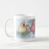 家マウスのDesigns®のマグ コーヒーマグカップ (左)