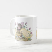 家マウスのDesigns®のマグ コーヒーマグカップ (正面左)