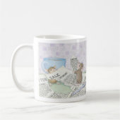 家マウスのDesigns®のマグ コーヒーマグカップ (左)