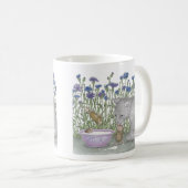 家マウスのDesigns®のマグ コーヒーマグカップ (正面右)