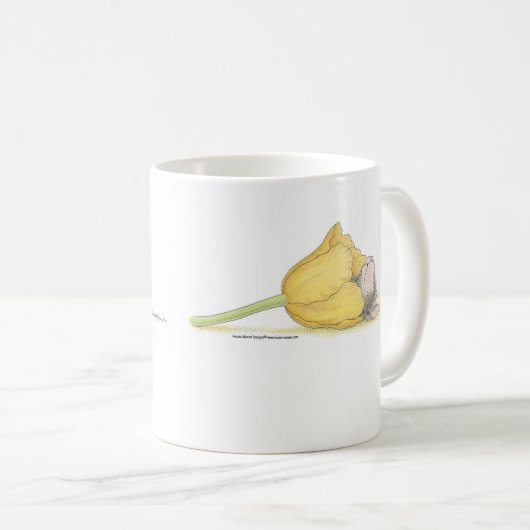 家マウスのDesigns®のマグ コーヒーマグカップ (正面右)