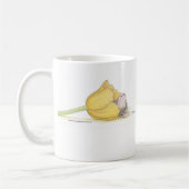 家マウスのDesigns®のマグ コーヒーマグカップ (左)