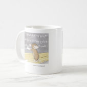 家マウスのDesigns®のマグ コーヒーマグカップ (正面左)