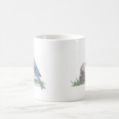 家マウスのDesigns®のマグ コーヒーマグカップ (中央)