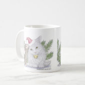 家マウスのDesigns®のマグ コーヒーマグカップ (正面左)