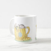家マウスのDesigns®のマグ コーヒーマグカップ (正面左)