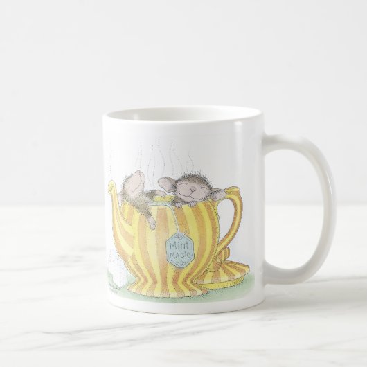家マウスのDesigns®のマグ コーヒーマグカップ (右)