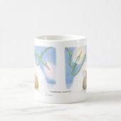 家マウスのDesigns®のマグ コーヒーマグカップ (中央)