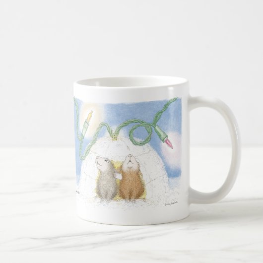 家マウスのDesigns®のマグ コーヒーマグカップ (右)