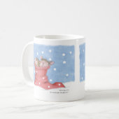 家マウスのDesigns®のマグ コーヒーマグカップ (正面左)