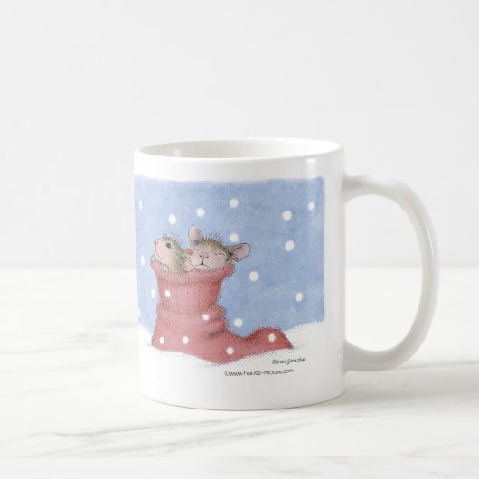 家マウスのDesigns®のマグ コーヒーマグカップ (右)