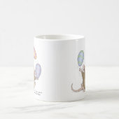 家マウスのDesigns®のマグ コーヒーマグカップ (中央)