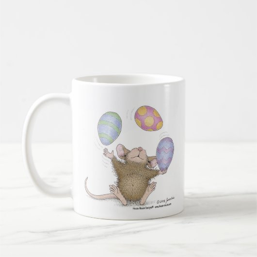 家マウスのDesigns®のマグ コーヒーマグカップ (左)