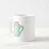 家マウスのDesigns®のマグ コーヒーマグカップ (正面左)