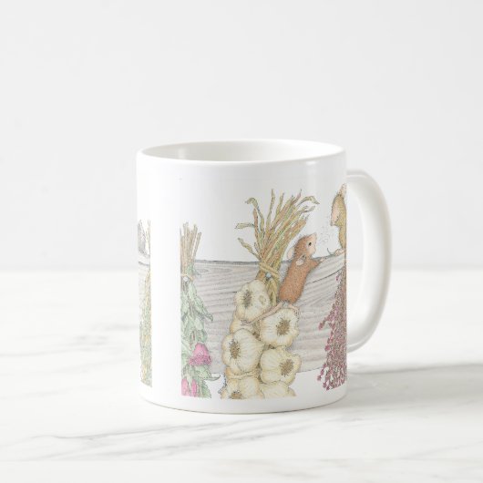 家マウスのDesigns®のマグ コーヒーマグカップ (正面右)