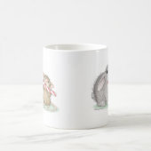 家マウスのDesigns®のマグ コーヒーマグカップ (中央)