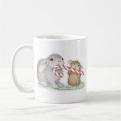 家マウスのDesigns®のマグ コーヒーマグカップ (左)