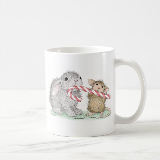 家マウスのDesigns®のマグ コーヒーマグカップ (右)