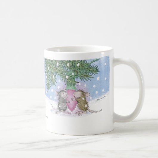 家マウスのDesigns®のマグ コーヒーマグカップ (右)