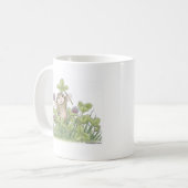 家マウスのDesigns®のマグ コーヒーマグカップ (正面左)
