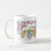 家マウスのDesigns®のマグ コーヒーマグカップ (左)
