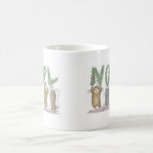 家マウスのDesigns®のマグ コーヒーマグカップ (中央)