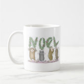家マウスのDesigns®のマグ コーヒーマグカップ (左)