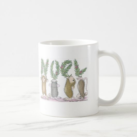 家マウスのDesigns®のマグ コーヒーマグカップ (右)
