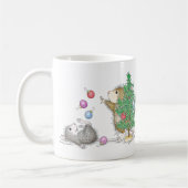 家マウスのDesigns®のマグ コーヒーマグカップ (左)