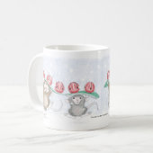 家マウスのDesigns®のマグ コーヒーマグカップ (正面左)