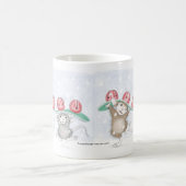 家マウスのDesigns®のマグ コーヒーマグカップ (中央)