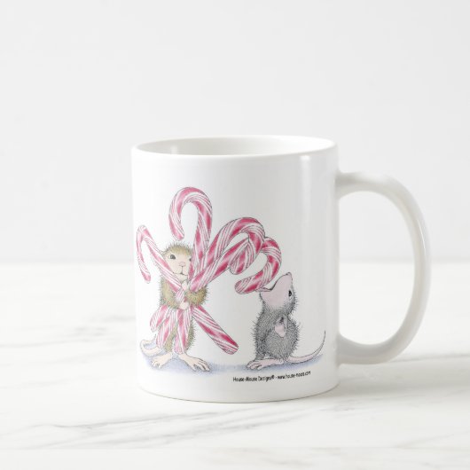 家マウスのDesigns®のマグ コーヒーマグカップ (右)