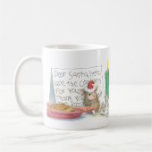 家マウスのDesigns®のマグ コーヒーマグカップ (左)