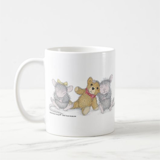 家マウスのDesigns®のマグ コーヒーマグカップ (左)