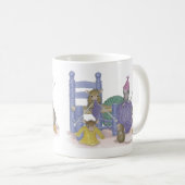 家マウスのDesigns®のマグ コーヒーマグカップ (正面右)