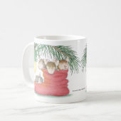 家マウスのDesigns®のマグ コーヒーマグカップ (正面左)