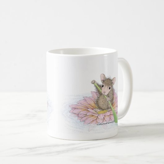 家マウスのDesigns®のマグ コーヒーマグカップ (正面右)