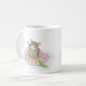 家マウスのDesigns®のマグ コーヒーマグカップ (正面左)